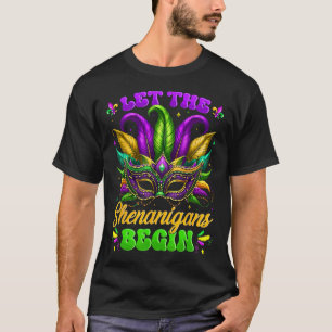 T-shirt Laissez les frasques commencer Chemises Mardi Gras