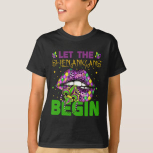 T-shirt Laissez les frénésies commencer Chemises Mardi Gra
