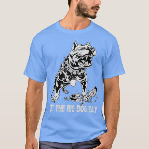 T-shirt Laissez les grands chiens manger Weightlifting Bod