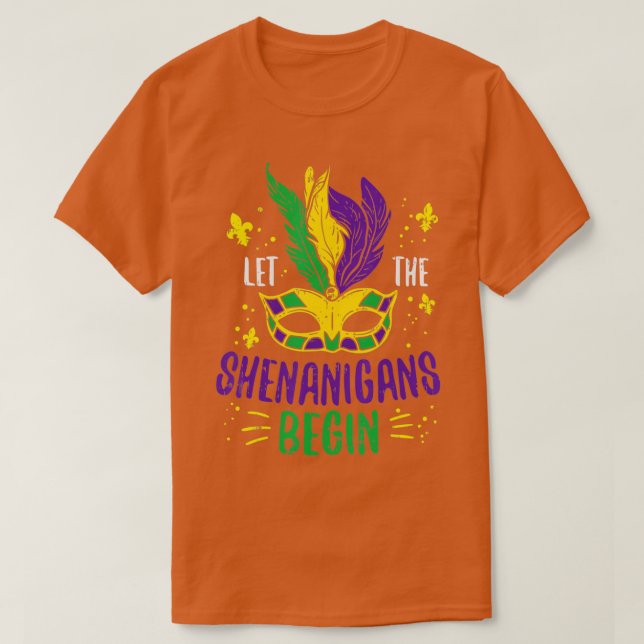 T-shirt Laissez Les Shenanigans Commencer Jester Funny Mar (Design devant)