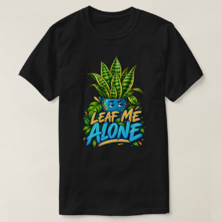 T-shirt Laissez-moi seul Amateur de plante de serpent drôl