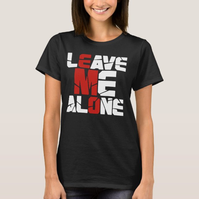 T-shirt Laissez-moi seul - Ventilateur Emo - Emo (Devant)