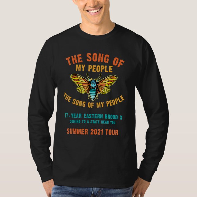 T-shirt Laissez-Moi Vous Chanter La Chanson De Mon Peuple  (Devant)