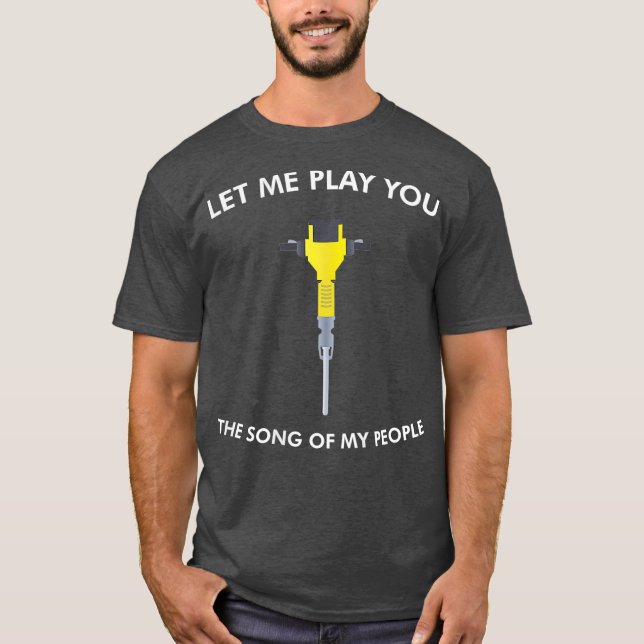 T-shirt Laissez-moi vous jouer la chanson de mon peuple Ja (Devant)
