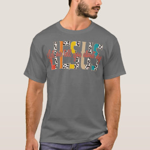 T-shirt Laissez-Moi Vous Parler De Mon Jésus Léopard Vinta