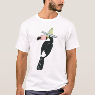 T-shirt Laissez-nous taco au sujet de sombrero de toucan