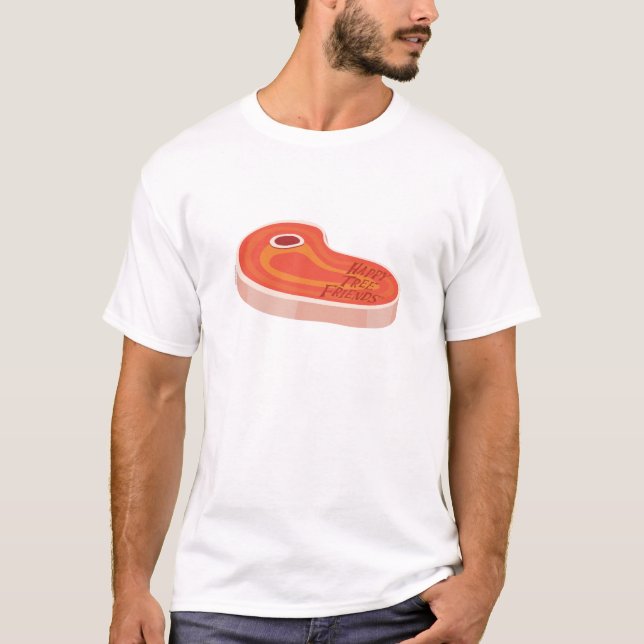 T-shirt Laissez-nous viande ! (Devant)