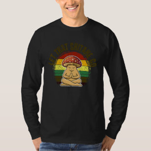 T-shirt Laissez Shiitake Aller Champignons Rétro Vintage 1