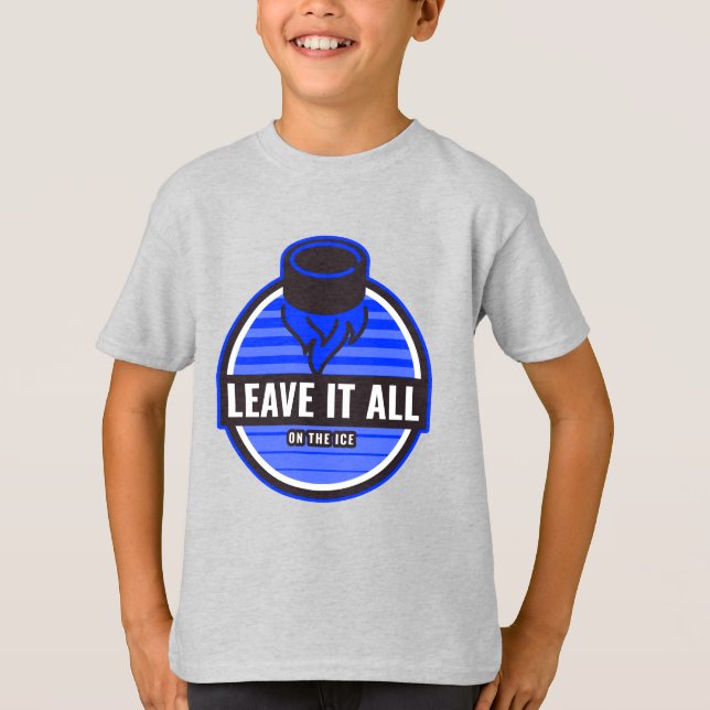 T-shirt Laissez Tout Sur La Glace (Devant)