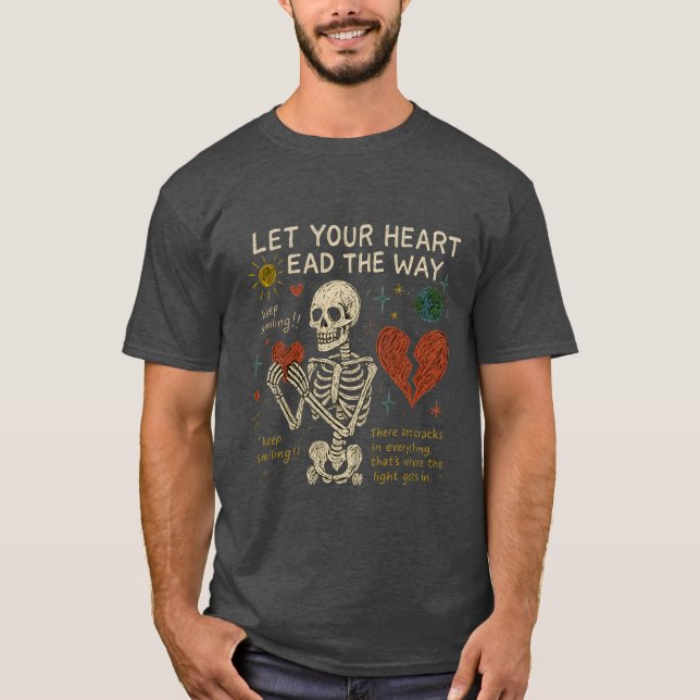 T-shirt Laissez votre coeur guider (Devant)