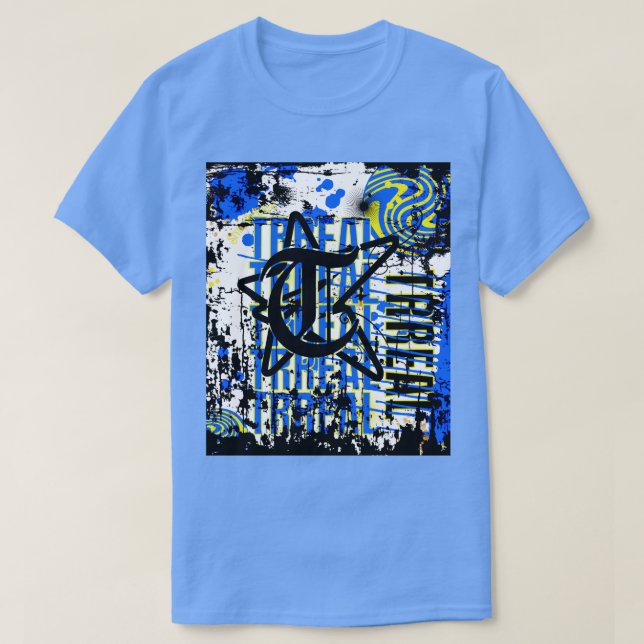 T-shirt Laissez votre expression parler à travers votre mo (Design devant)