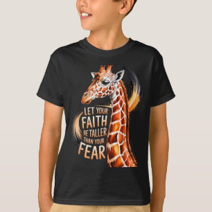 T-shirt Laissez Votre Foi Être Plus Haute Que Votre Peur G