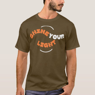 T-shirt Laissez Votre Lumière Briller Avant Hommes Matthie