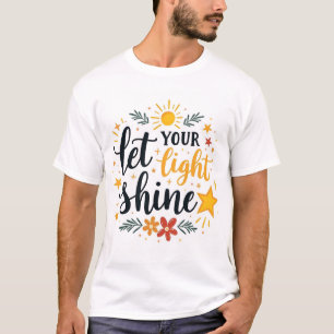 T-shirt Laissez Votre Lumière Briller Christian Inspiratio