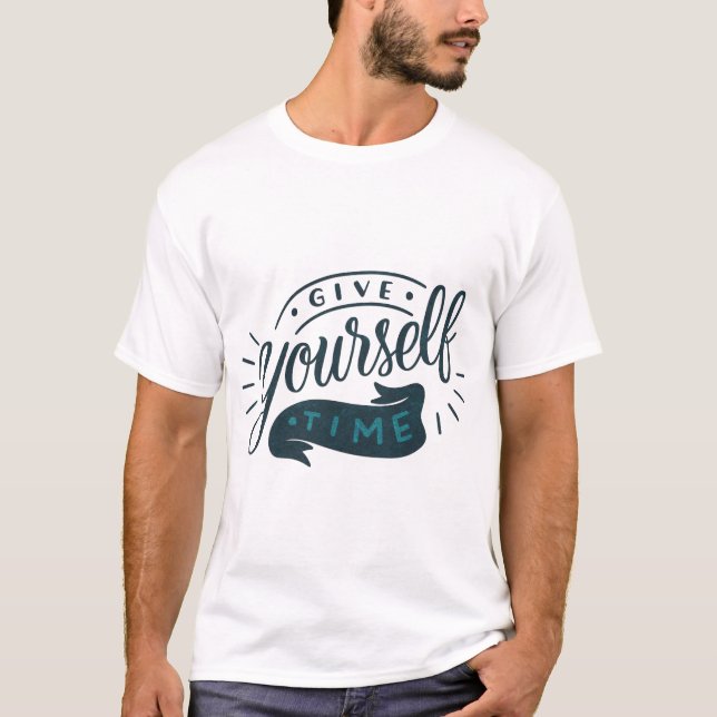 T-SHIRT LAISSEZ-VOUS DU TEMPS (Devant)