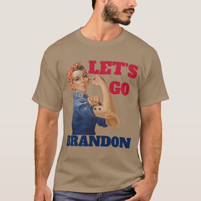 T-shirt laissons aller brandon (Devant)