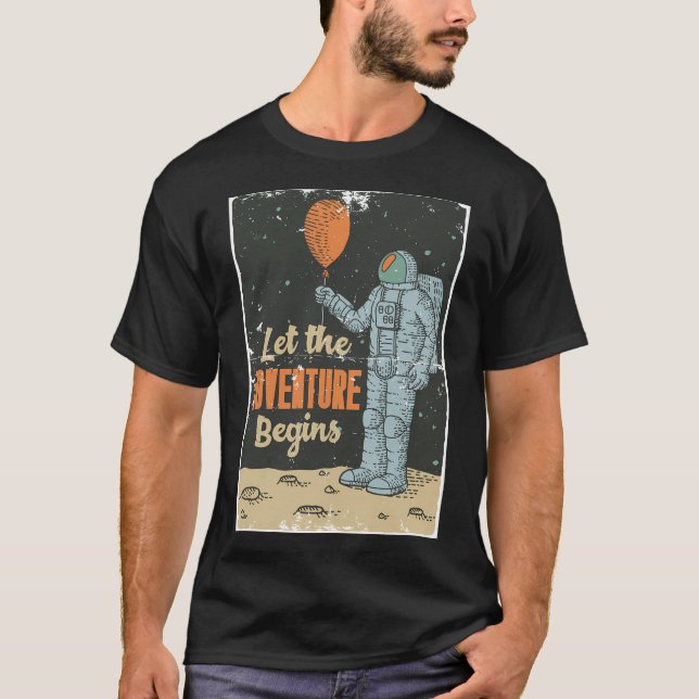 T-shirt Laissons Commencer L'Aventure (Devant)