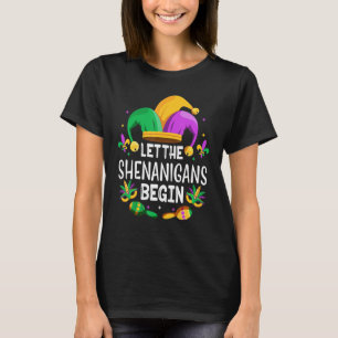 T-shirt Laissons Les Shenanigans Commencer Mardi Gras, Enf