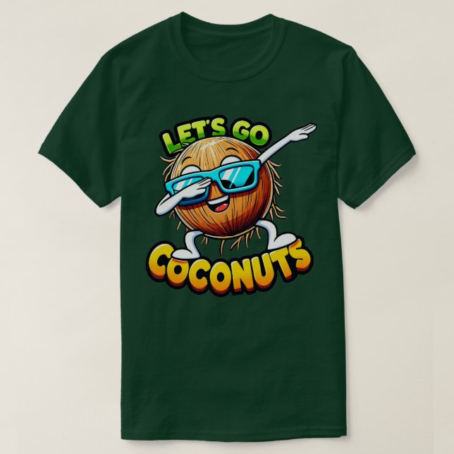 T-shirt Laissons passer les noix de coco (Design devant)