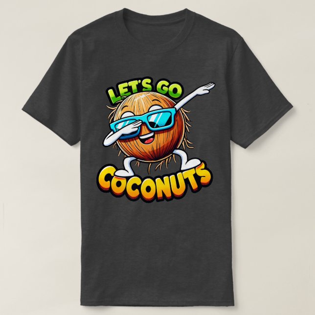 T-shirt Laissons passer les noix de coco (Design devant)