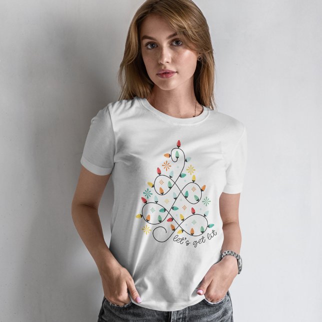T-shirt Laissons s'éclairer - Lumières de Noël (Créateur téléchargé)