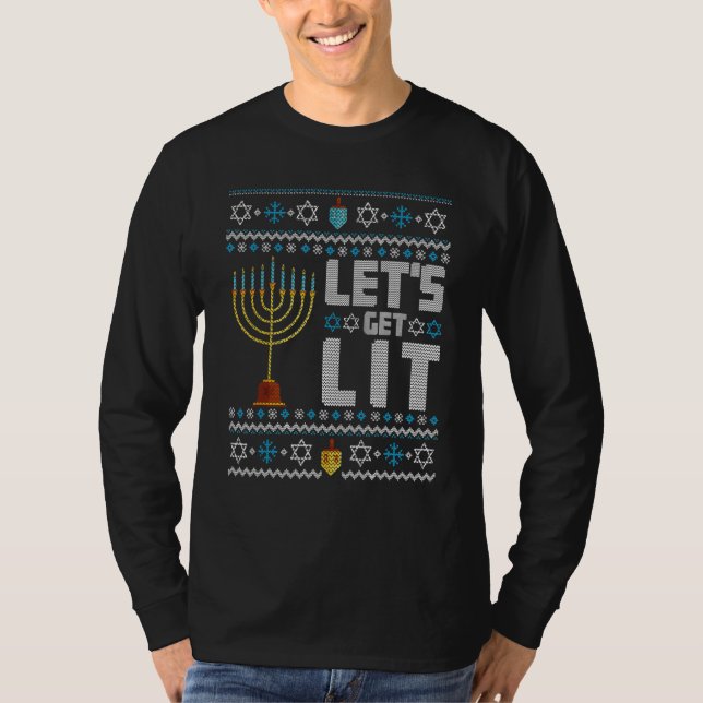 T-shirt Laissons tomber Hanoukka (Devant)