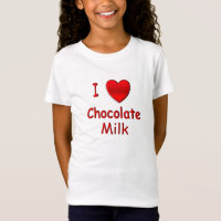 Lait au chocolat au coeur