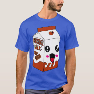 T-shirt lait au chocolat kawaii