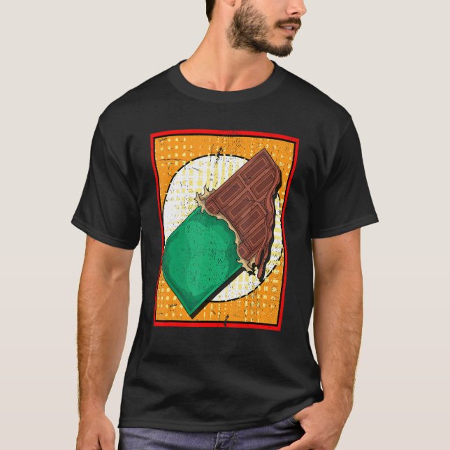 T-shirt Lait Chocolat Bar Chocolat Pop Chocolat (Devant)