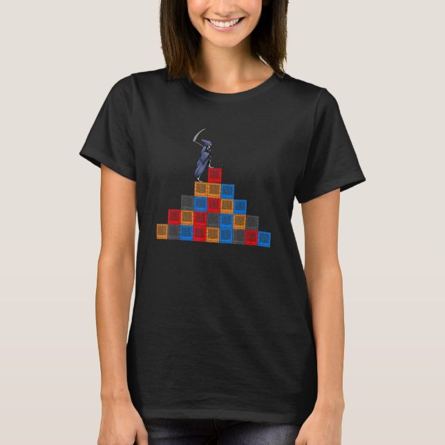 T-shirt Lait Crate Block Crate Game Tee - shirts Challenge (Devant)