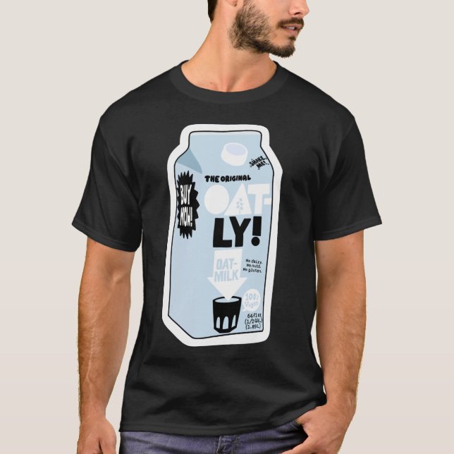 T-shirt lait d'avoine (Devant)