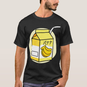 T-shirt Lait de banane esthétique Otaku japonais