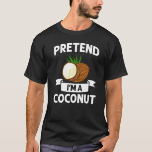 T-shirt Lait de coco Huile d'eau Crème Arbre Fruit Palm Bu