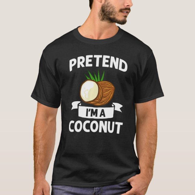 T-shirt Lait de coco Huile d'eau Crème Arbre Fruit Palm Bu (Devant)
