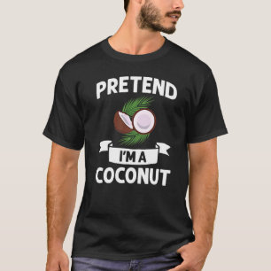 T-shirt Lait de coco Huile d'eau Crème Arbre Fruit Palm Bu