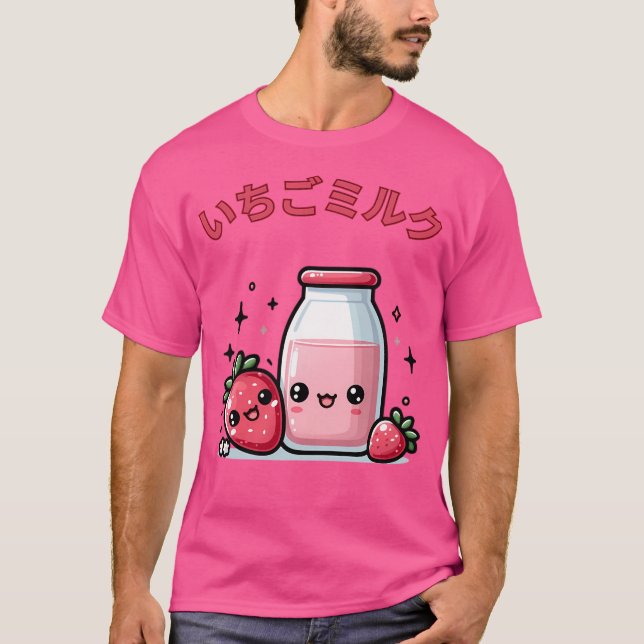 T-shirt Lait de fraise (Devant)