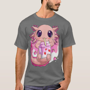 T-shirt Lait De Fraise Pour Femmes Filles, Cute Kawaii Aol
