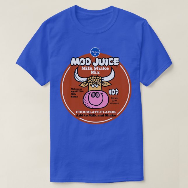 T-shirt Lait de jus de moo Shake Mix (Design devant)