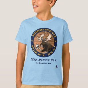 T-shirt Lait de l'élan de Matanuska