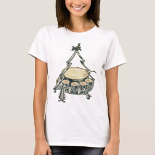 T-shirt Lait de poule dans un bol à punch en forme de sapi
