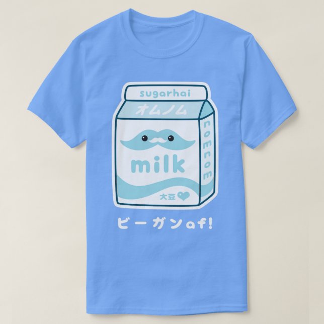 T-shirt Lait de soja végétal (Design devant)