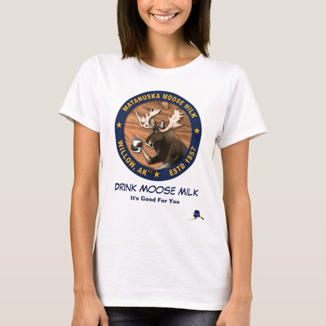 T-shirt Lait d'orignal Matanuska (Devant)