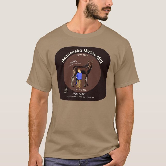 T-shirt Lait d'orignal Matanuska (Devant)