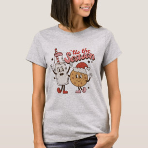 T-shirt Lait et biscuits C'est la saison de vacances T-shi