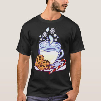 T-shirt Lait Et Cookies De Noël