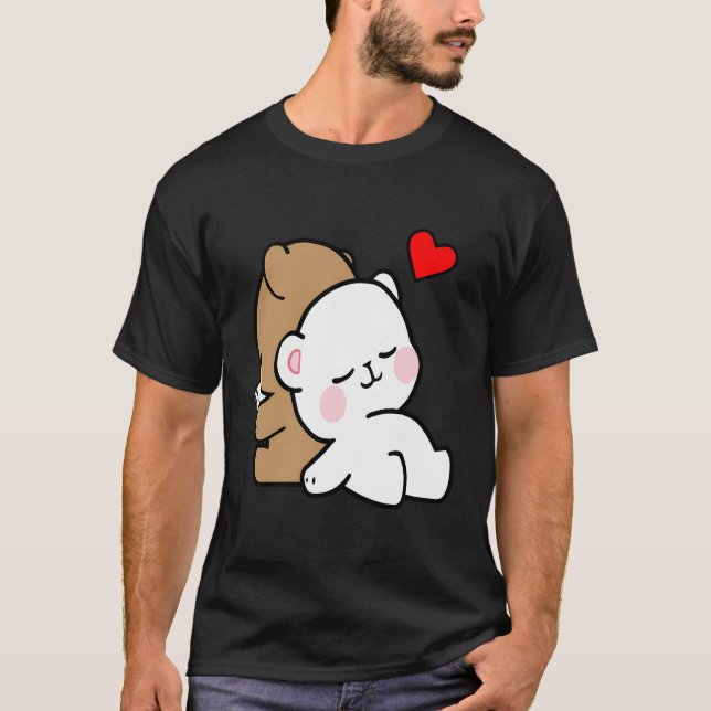 T-shirt Lait mignon Mocha Histoire du coucher toujours bai (Devant)