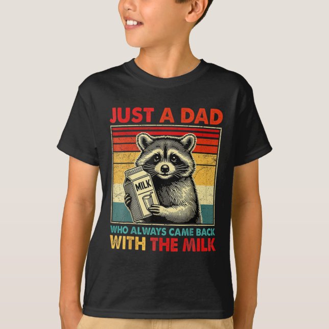 T-shirt Lait Raccon (Devant)