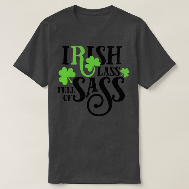T-shirt Laiton irlandais plein de Jour de la Saint Patrick (Design devant)