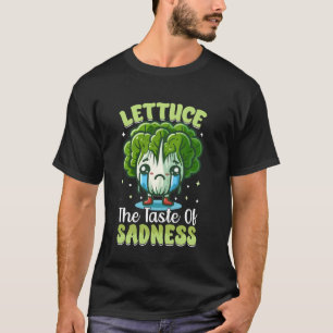 T-shirt Laitue le Goût de Tristesse Légumes Jardinage Végé
