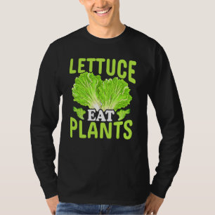 T-shirt Laitue Manger Plantes Nourriture Végétalienne Et V